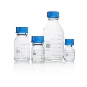 PYREX® Bottles, Media-lab, w/ Cap & Pouring Ring